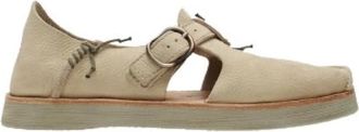Satorisan Benirras Premium String - Dames - Platte Schoenen - Beige - 39 EU - Leer - Schoenen