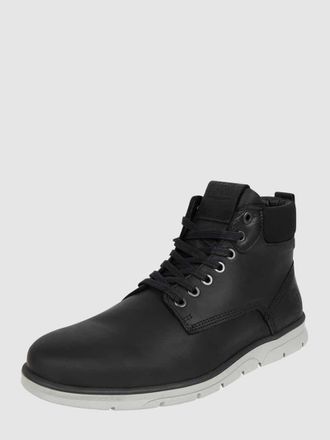 Jack & Jones Jack & Jones Boots aus Leder Modell Tubar in Anthrazit, Größe 42