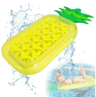 OEM Colch&oacute;n Hinchable De Piscina De 185 Cm Con Estampado De Pi&ntilde;as, C&oacute;modo, Ideal Para La Playa O El Mar