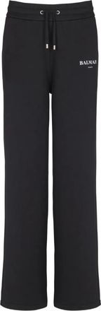 Balmain Pantaloni sportivi con stampa - Nero