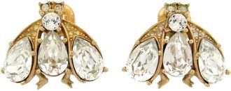 Dior Ohrringe - VINTAGE CHRISTIAN DIOR STRASS GOLDENE BIENEN Ohrri - Gr. unisize - in Gold - f&uuml;r Damen