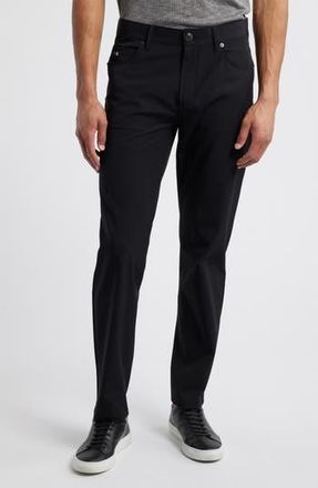 Emporio Armani Techno Five-Pocket Pants in Solid Black at Nordstrom Rack, Size 33