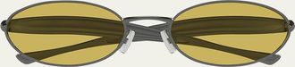 Bottega Veneta Sardine Logo Engraved Metal Sunglasses