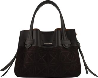 Pourchet Blossom PM - Dames - Handtassen - Bruin - ONE Size - Leer - Tassen