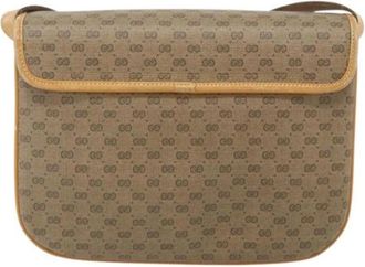 Gucci Pre-owned Shoulder Bag - Dames - Vintage Schoudertas - Bruin - ONE Size - Leer - Vintage