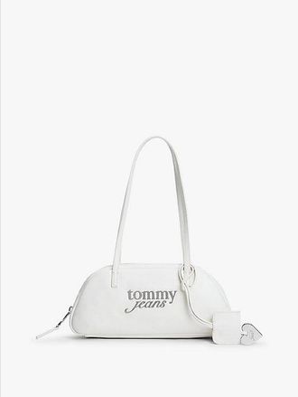 Tommy Hilfiger Metal Logo Charm Shoulder Bag