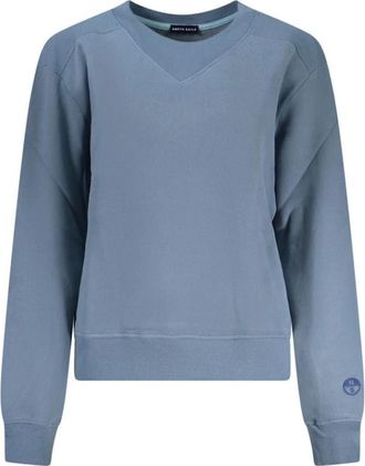 North Sails Sweatshirt met lange mouwen - Dames - Sweatshirts - Blauw - S - Katoen - Hoodies & sweatvesten