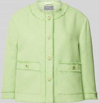 White Label Blazer mit Fransen in Apfel, Gr&ouml;&szlig;e 42