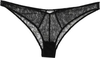 Kiki De Montparnasse Slip Petite Fleur - Nero
