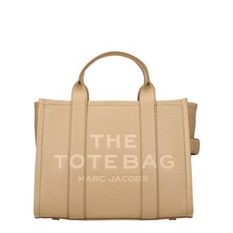 Marc Jacobs Damess Handtas The Tote Leer Beige/Camel
