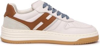 Hogan Italiaanse Schoenen met Memory Foam - Dames - Sneakers - Wit - 36 1/2 EU - Leer - Schoenen