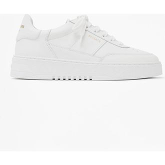 Axel Arigato Orbit Vintage Leather Sneaker in White/white at Nordstrom, Size 10.5