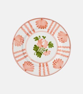 Cabana Blossom ceramic dinner plate