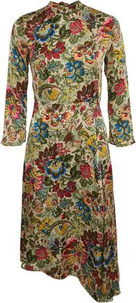 Sandro Jurk met bloemenprint - Groen