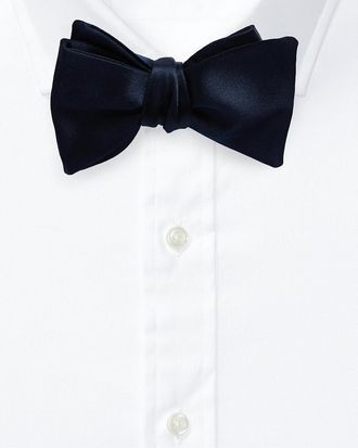 Ralph Lauren Purple Label Silk Satin Bow Tie