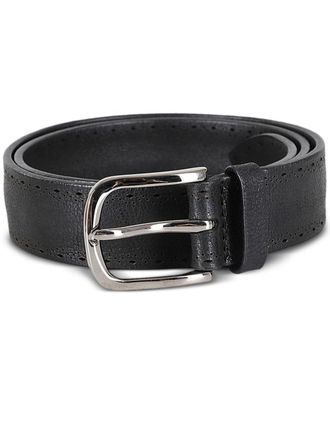 Orciani buckled leather belt - men - Calf Leather - 100 - Black