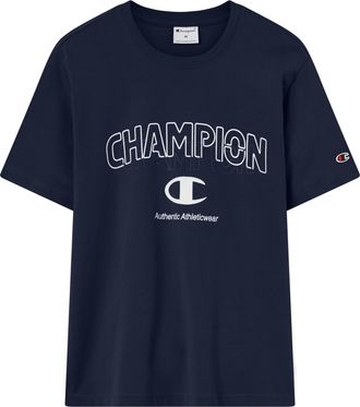 Champion T-Shirt CHAMPION Graphic Tee, Herren, Gr. XXL, nny, Obermaterial: 100% Baumwolle, normal, Rundhals, Shirts T-Shirt, sportliche Passform, Kurzarm, Rund