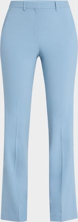 Theory Slim Full-Length Stretch Wool Trousers