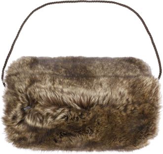 Gebeana Taria Faux Fur Handwarmer Gebeana wrist warmers faux fur (One Size - brown)