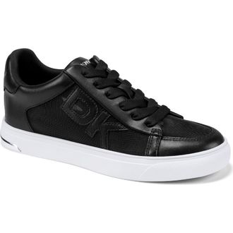 DKNY Abeni Low Top Sneaker in Black at Nordstrom, Size 7.5