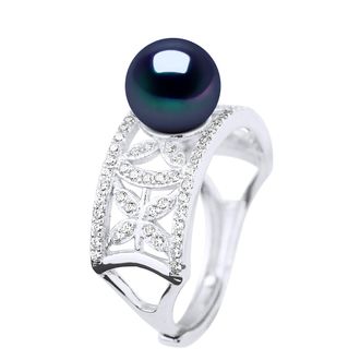 Ateliers Saint Germain Ring Sieraden - Echte Gecultiveerde Zoetwaterparel Rond 8-9 mm