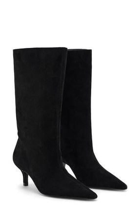 Mango Pointed Toe Boot in Black at Nordstrom, Size 8.5Us
