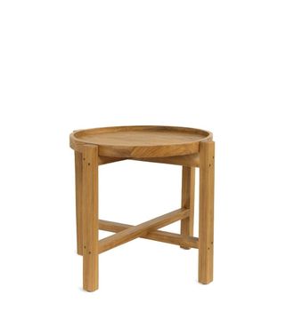 Moycor Mesa centro teca reciclada beige d. 56 cm