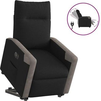 vidaXL Vidaxl - Sill&oacute;n El&eacute;ctrico Reclinable Elevable De Tela Negro