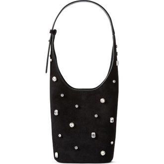 Veronica Beard Small Crystal Loop Bag in Black at Nordstrom