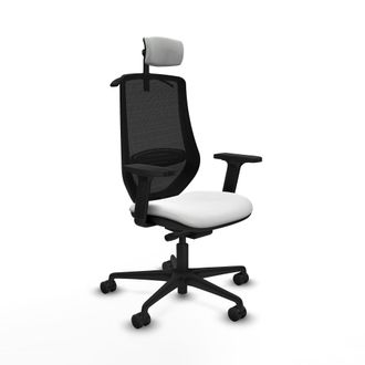 Piqueras y Crespo Silla De Oficina Con Cabecero Mardos Traslack Bali Piqueras Y Crespo D036n2h Blanco