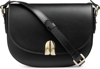 L.k. Bennett Jodie Oloid Leather Crossbody Bag in Black at Nordstrom