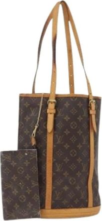 Louis Vuitton Pre-owned Bucket Bags, female, Brown, Size: ONE SIZE Pre-owned Bucket Bag