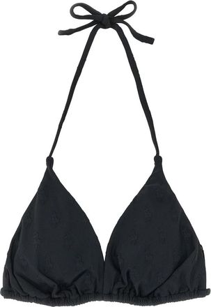 Polo Ralph Lauren Ricky Bikini Top - Dames - Bikinis - Zwart - S - Polyester - Badmode