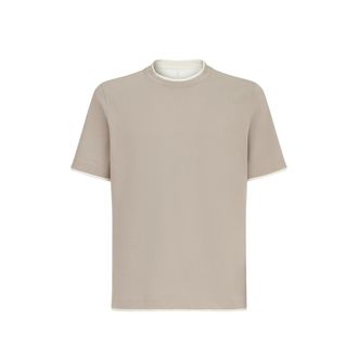Brunello Cucinelli Layered-effect T-shirt