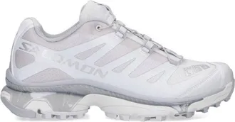 Salomon Grey Lightweight Sneakers With Quicklace System And Rugged Outsole