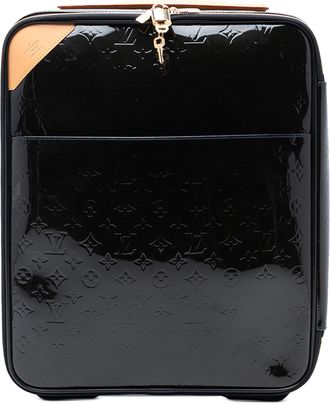 Louis Vuitton Pre-owned Womens Monogram Vernis Pegase 45 - Black Leather - One Size