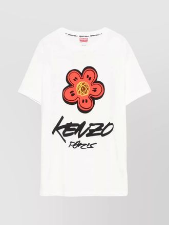 Kenzo futura loose t-shirt boke flower crew