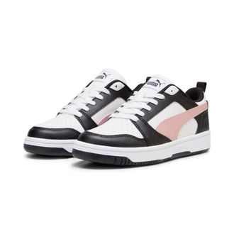 Puma Sneaker PUMA REBOUND V6 LOW, Damen, Gr. 38, pink (puma wei&szlig;, future pink, puma schwarz), Synthetik, unifarben, Schuhe Sneaker