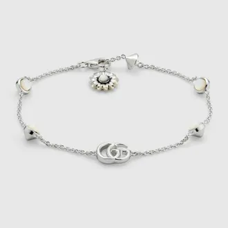 Gucci GG Marmont Mother Of Pearl Bracelet