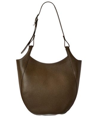 Longchamp Le Foulonné Leather Hobo Bag