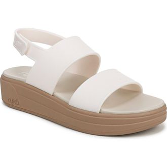 Ryk&auml; Viv Slingback Slide Sandal in White Alyssum at Nordstrom, Size 6.5