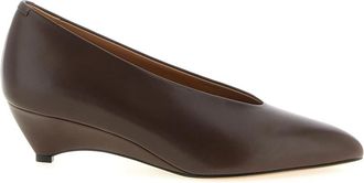 Jil Sander Arc Pump - Dames - Pumps - Bruin - 36 EU - Leer - Schoenen