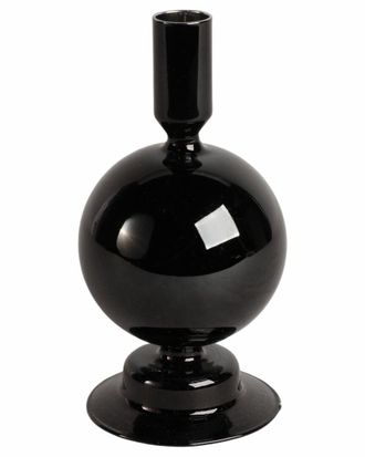 Sagebrook Home 7In Glass Bubble Taper Candle Holder