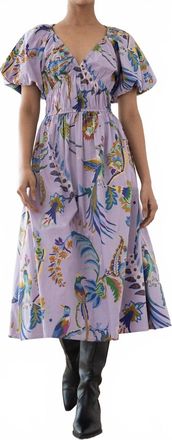 Banjanan Francesca Midi Dress In Lilac