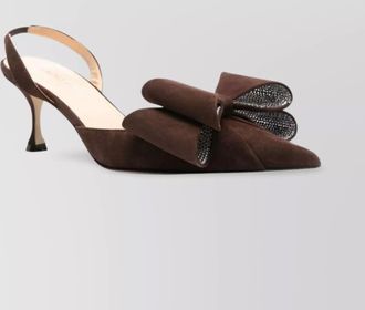 Mach & Mach gift kitten heel slingback