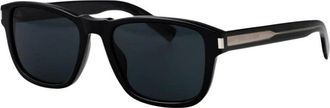 Saint Laurent Sunglasses, male, Black, ONE SIZE, Rectangular Frame Sunglasses Classic Design
