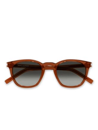Saint Laurent Eyewear square-frame sunglasses - unisex - Acetate - 49 - Brown