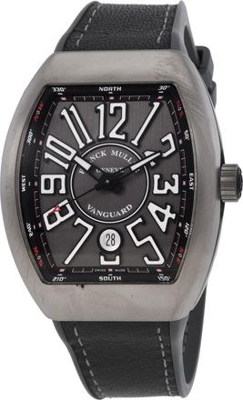 Franck Muller Pre-owned Franck Muller Vanguard Automatic Black Dial Mens Watch V41SCDTTTBR(NR)