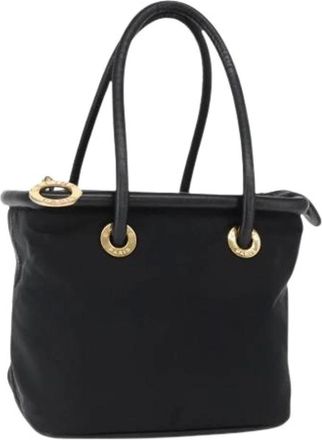 Celine Pre-owned Handbags, female, Black, Size: ONE SIZE Pre-owned Nylon Handbag