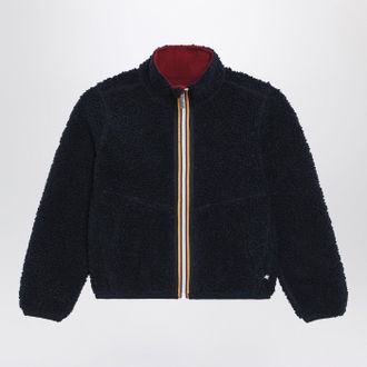 K-Way Pascal Reversible Sherpa Jacket Blue/Red